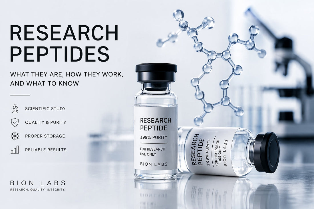 Research Peptides: What They Are, How They Work, and What to Know