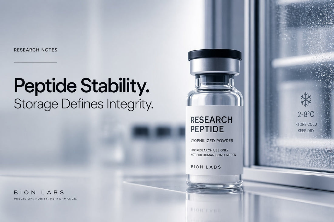 Peptide Stability: Why Storage Conditions Define Research Integrity