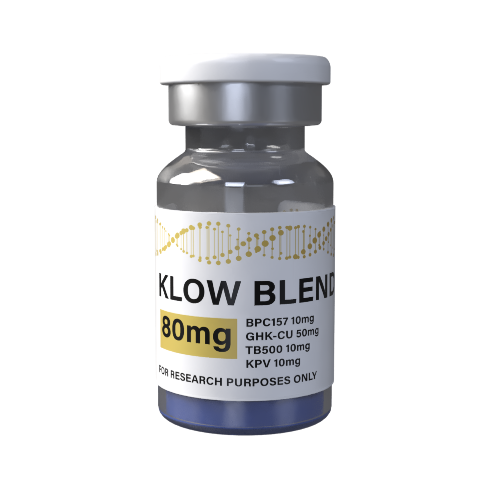 KLOW Blend (BPC157, GHK-CU, TB500, KPV) Vial 80mg