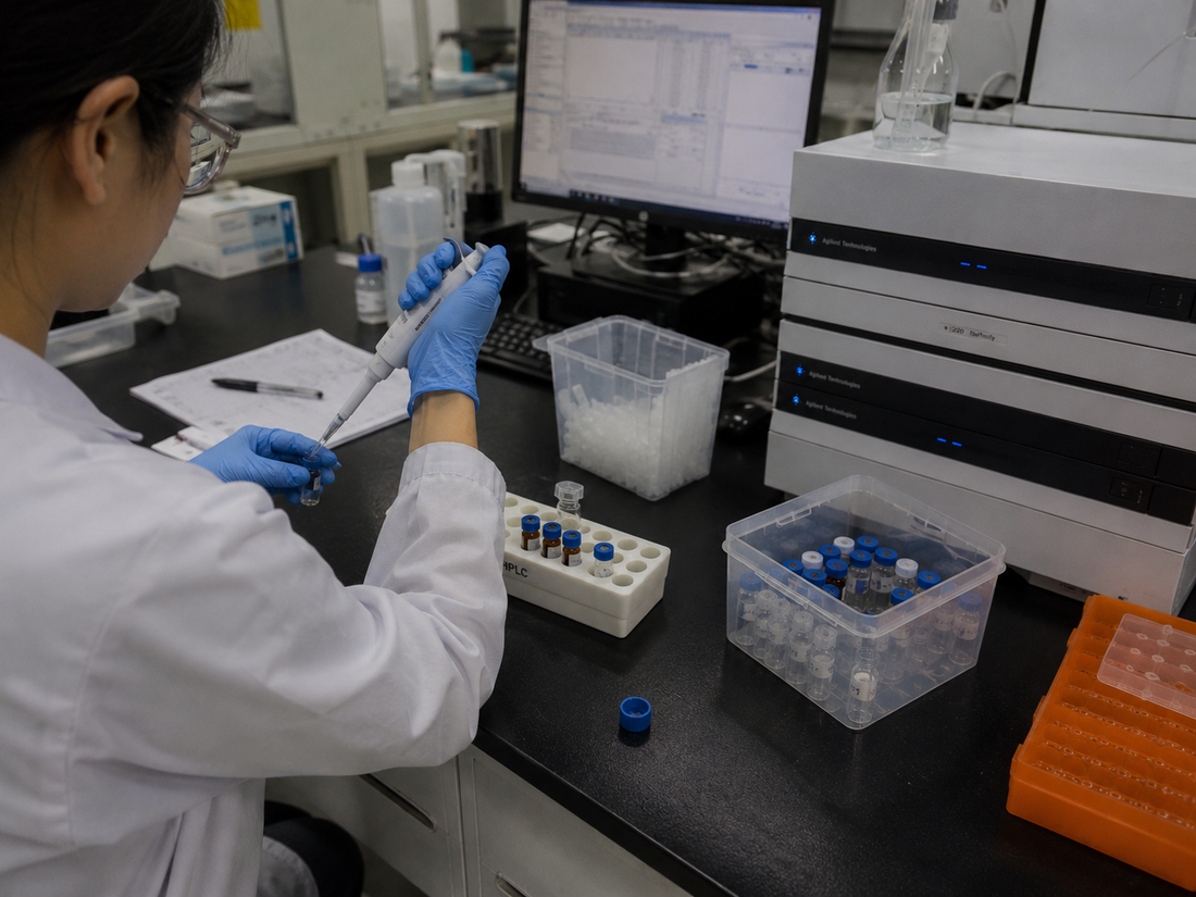 BION LABS research peptide laboratory quality control and batch testing