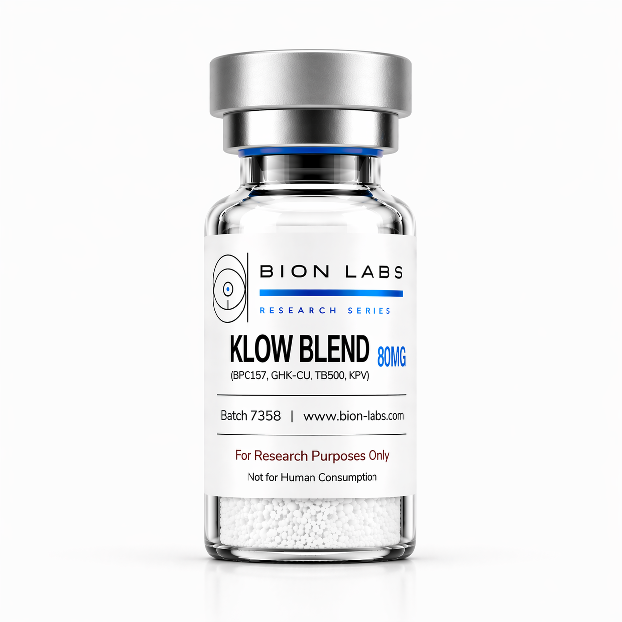 KLOW Blend (BPC157, GHK-CU, TB500, KPV) Vial 80mg