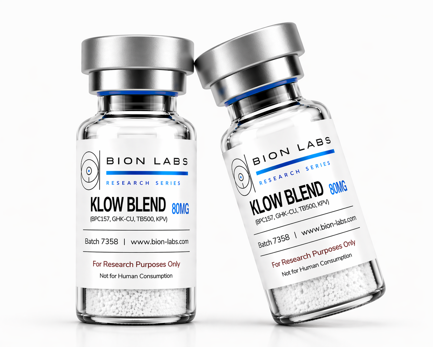 KLOW Blend (BPC157, GHK-CU, TB500, KPV) Vial 80mg